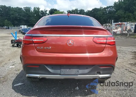 2016 Mercedes-Benz Gle Coupe 450 4Matic z USA, uszkodzony, nr VIN 4JGED6EB9GA021033